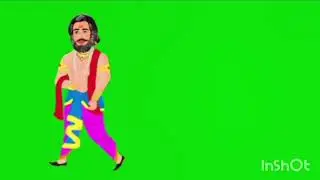 King green screen video/screen animation video/ moving King / taking walking