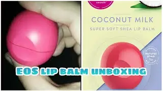 EOS lip balm unboxing ❤️| EOS lip balm|EOS coconut milk#shorts #flipfashion #eos #unboxing