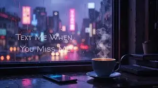 Text Me When You Miss Me - Official Lyric Video | Late Night Lo-Fi Love Song