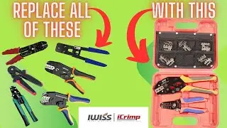 IWISS Ratchet Crimping Tool Set Review - How Many Tools Can It Replace For You?
