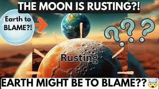 The Moon is Rusting! 🌕 Scientists Say Earth May Be to Blame | Space Mystery Explained #viralvideo