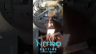 NITRO Label and Font Cut on Trumpf TruLaser Tube
