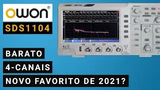 NOVO 2021 OWON SDS1104 ⭐ Oscilosc&oacute;pio Fant&aacute;stico! 4-Canais Pelo Pre&ccedil;o de 2!