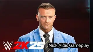 WWE 2K25:Nick Adlis Gameplay 