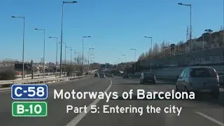 [E] Barcelona motorway tour, #5: Entering the city