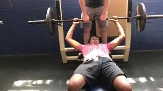 First Time Hitting 185 Pounds on Bench Press