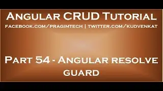 Angular resolve guard