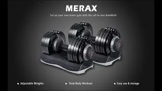 Merax Deluxe 71.5 Pounds Adjustable Dial Dumbbell Review and Demo