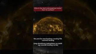 Why is the Sun's atmosphere hotter than surface. Informative Video. English