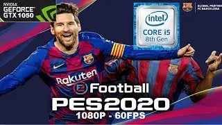 PES 2020 on GTX 1050