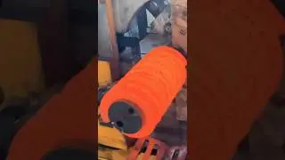 Red Hot Coil Spring Manufacturing Process How Heavy Duty #train Springs Are Made  #machine #spring