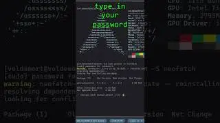 How to install Neofetch #arch #archlinux #neofetch #rice