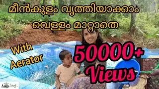 Waterfilter With Aerator For Fish Pond at Low Cost|| വാട്ടർഫിൽറ്ററും എയറേറ്ററും ഉണ്ടാക്കാം||Fishfarm