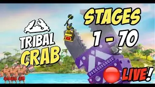🔴 LIVE - Boom Beach Tribal Crab 2021 | Stages 1-70 | Boom Beach Mega Crab
