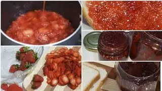 Homemade Strawberry Jam ll Jam Recipe by cook and bake with farheen