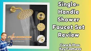 NEW Single Handle Shower Faucet Set Review - Top 5 Best Rainfall Shower Systems under $140