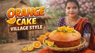 Soft & Spongy Orange Cake Recipe | Easy Homemade Cake Without Oven #viral #viralvideo #cake #recipe