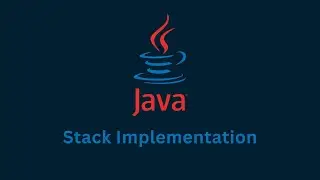 Simple Stack Implementation with Java