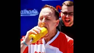 Joey Jaws Chestnut The Corn Eating Champ!