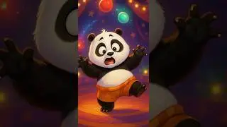 Baby Cartoon Panda Po Joins a Magical Circus! 🎪✨ | #Shorts #CircusAdventure #PandaPo