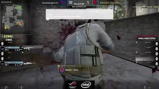 Dosia sneak up fail on suNny and oskar (Gambit Esports vs mousesports)