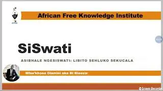 SiSwati: Libito sehluko sekucala