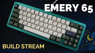 Rebuild: Emery 65 with prototype Ooolong switches, PC Plate, and Bakeneko 65 PCB!