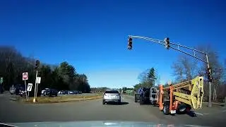 Leaving Mansfield and Driving along I 95 South in Massachusetts