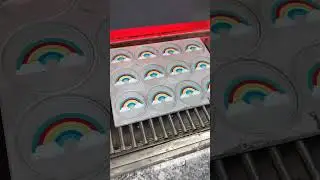 PVC label production process #machine #foryou #pvc #label