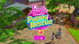 Barbie & Her Sisters: Puppy Rescue Title Screen (X360, Wii, Wii U, PS3)