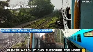 Metro Railway enters the Sealdah Main Line||Onboard Hatebazare Express||Awesome surprise