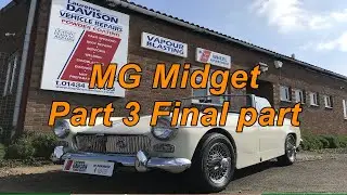 MG Midget fitting new carpet. Part 3