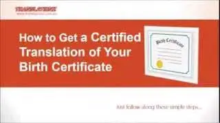 Getting A Certified Translation