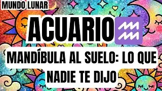 ACUARIO♒SE TE VA A CAER LA MANDIBULA CUANDO SEPAS ESTO!😕❤️‍🔥QUEDAS EN SHOCK😱ALGUIEN SE ESTA ENAMORAN