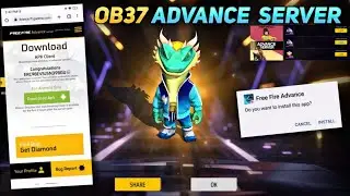 ob37 advance server open || how to download free fire advance server