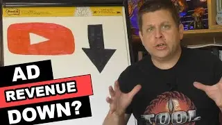 Youtube Ad Revenue Down? + How To Get Paid More Money!