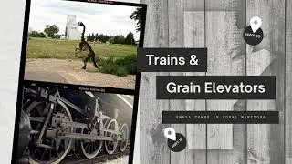 Trains & Grain Elevators SW Manitoba #trains #grainelevator #manitoba