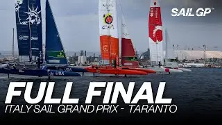 Full Final | 2021 Italy Sail Grand Prix - Taranto | 🇯🇵 v 🇺🇸 v 🇪🇸 | SailGP