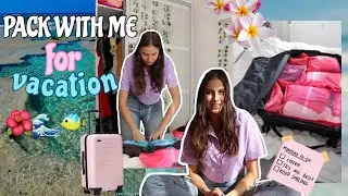 PACK WITH ME ~balím si kufr na dovolenou k moři