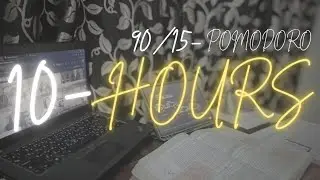 10 HOURS STUDY WITH ME LIVE || PROMODORO SESSIONS || DAY-42/150 || NEET26 || CGL || GATE || JEE ADV.
