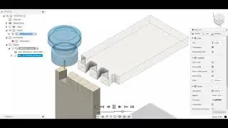 CNC CUTTING DOVETAIL WITH STRAIGHT FLAT BIT SIMULATION