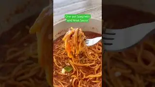 Спагетти и мясной соус в одной кастрюле 🍝