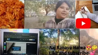 Daily vlogs...💕 Today I made halwa. 😋#vlogs #dailyvlog #famous ##love #viral #videos #youtubevideos 