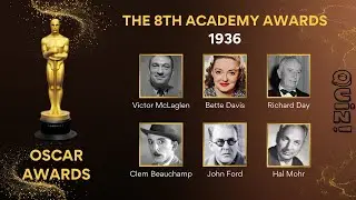 1936 Academy Awards | Victor McLaglen, Bette Davis, John Ford, Richard Day, Hal Mohr | MCQuiz Byte