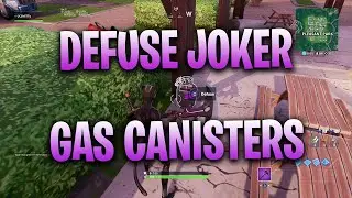 DEFUSE JOKER GAS CANISTERS IN DIFFERENT NAMED LOCATIONS - FORTNITE WELCOME TO GOTHAM CITY CHALLENGES