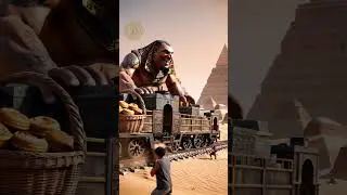 HOW THE PYRAMIDS WERE MADE #AncientWarrior #EpicWarrior #FantasyWarrior #AI #Pyramid #ufo #dinosaur