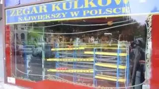 Zegar kulkowy Szczecin Ball clock Kugeluhr Stettin