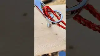 Genius Rope Knot Trick Using a Wrench 🔧😲 #RopeKnot #KnotTrick #RopeHack