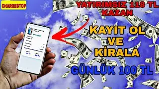 KAYIT OL 118 TL KAZAN - CHARGESTOP Kirala kazan G&uuml;nl&uuml;k para kazanma