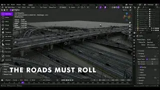 The Roads Must Roll – Building Procedural Streets & Bridges in Blender
